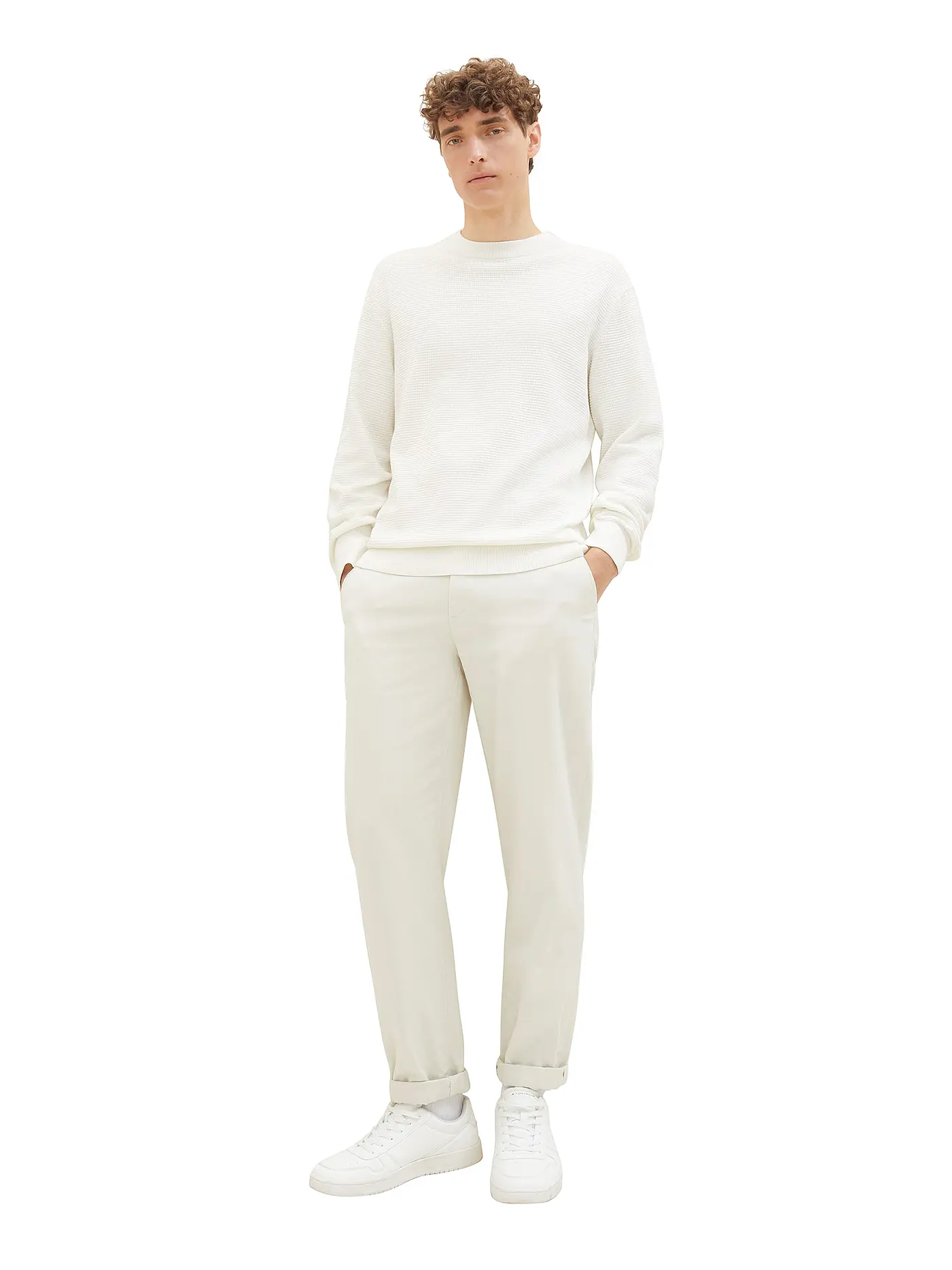 TOM TAILOR DENIM | Pullover | weiss